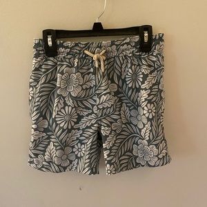 Light blue floral Boys shorts size medium